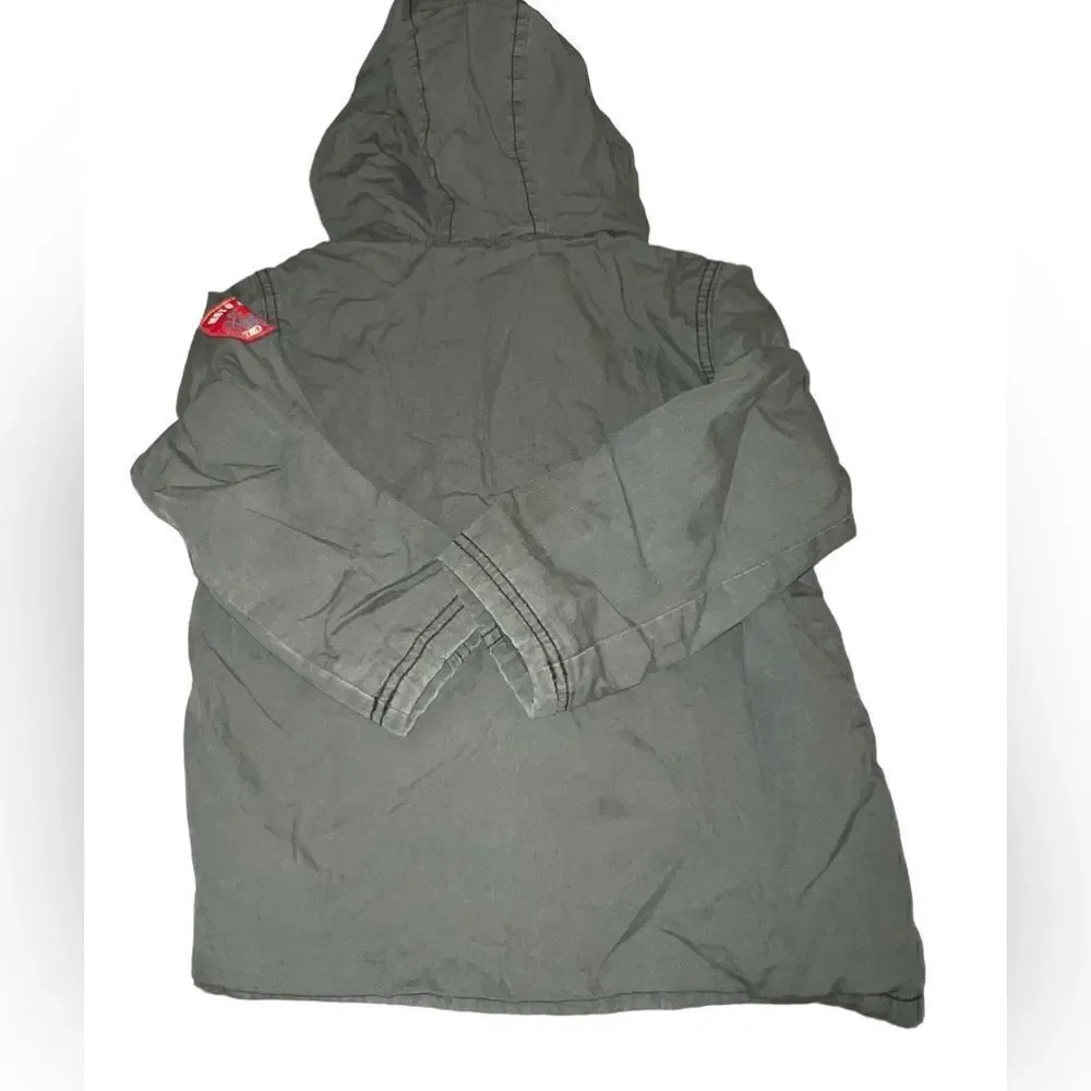 Old Navy army‎ green coat with good size 5T